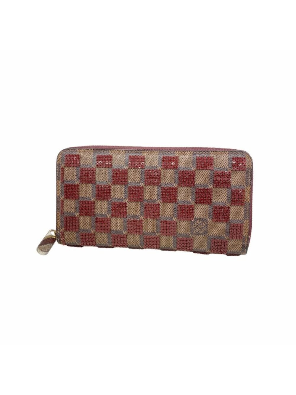 Louis Vuitton Wallet Damier Payette Zippy Rouge